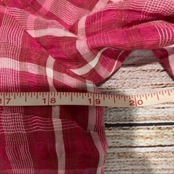 NWT Madewell Pink Plaid Babydoll Dress Size Small - Picture 14 of 14